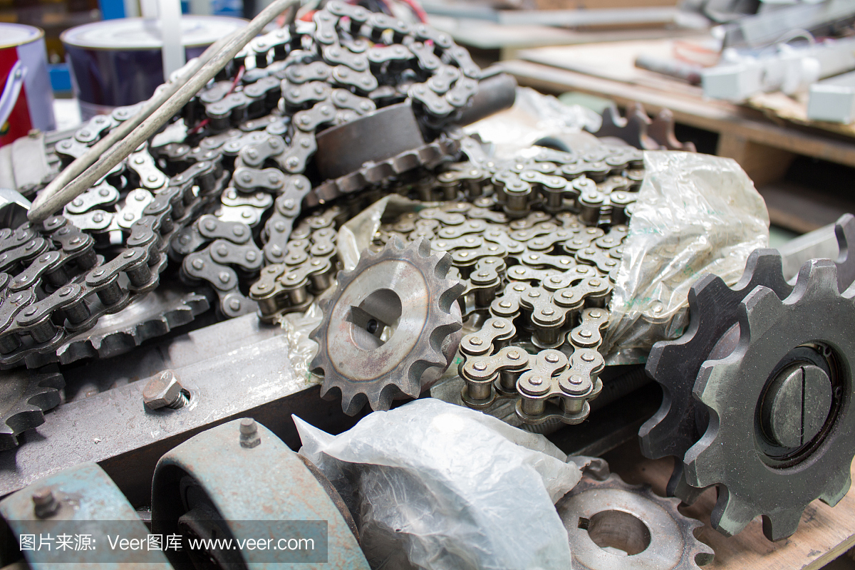 工業用潤滑鏈和鏈輪
